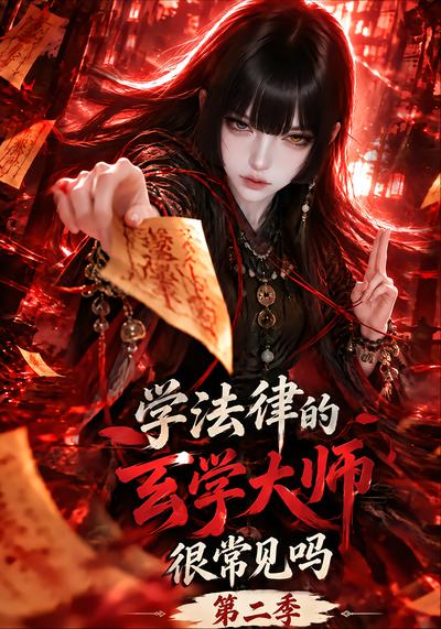 漫剧《学法律的玄学大师，很常见吗第二季》海报
