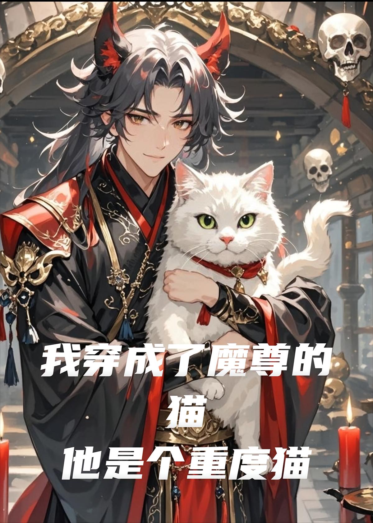 我穿成了魔尊的猫，他是个重度猫奴
