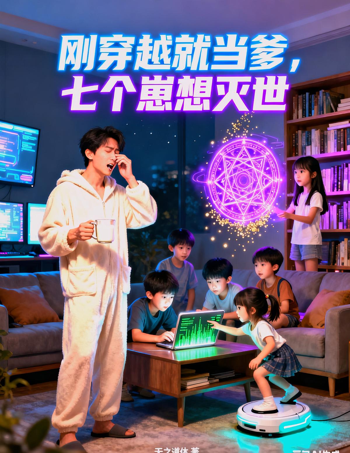 刚穿越就当爹，七个崽想灭世