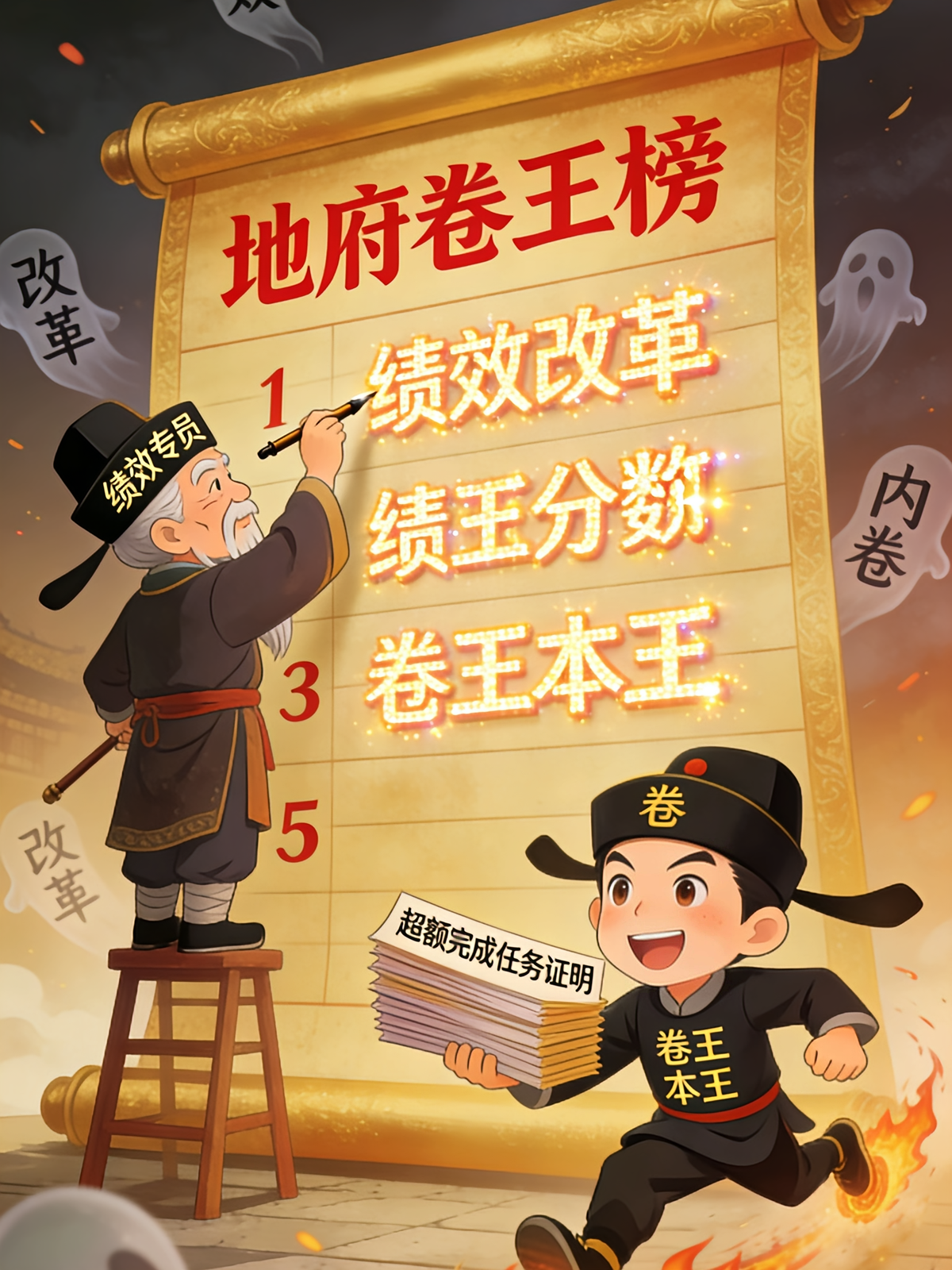 地府绩效改革，我成卷王了