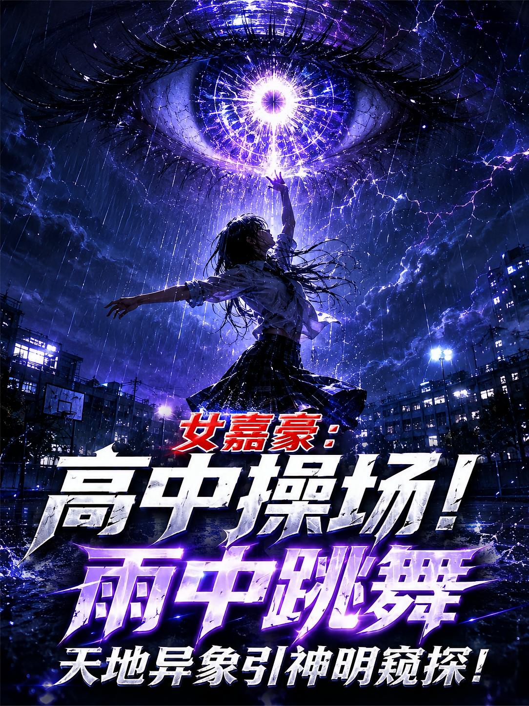 女嘉豪：高中操场！雨中跳舞天地异象引神明窥探！