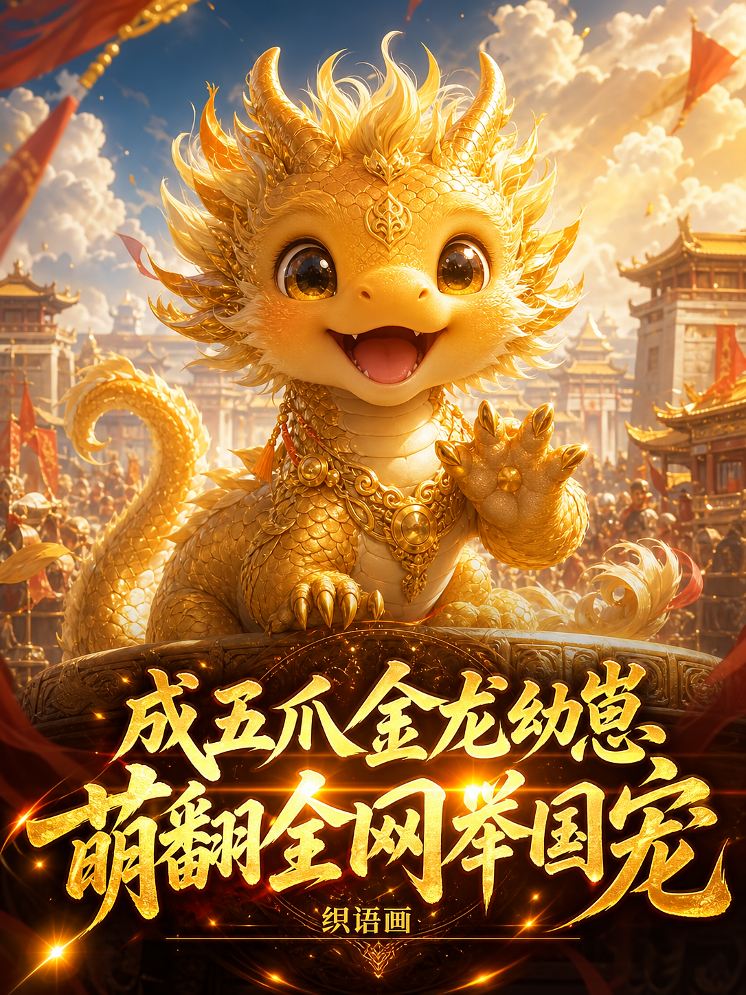 成五爪金龙幼崽，萌翻全网举国宠