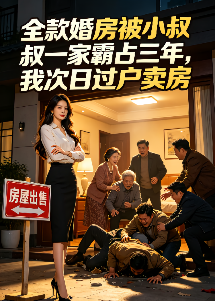 全款婚房被小叔一家霸占三年，我次日过户卖房